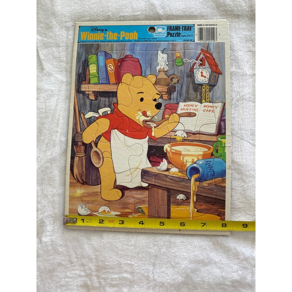 Disney Golden Frame-Tray Puzzle Kids OS Multicolor Vintage Winnie the Pooh 4510A